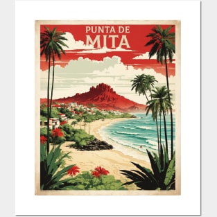 Punta de Mita Mexico Vintage Poster Tourism Posters and Art